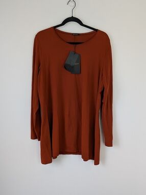 NEW Grizas Cotton Tunic Top Size L Lagenlook Minimalist